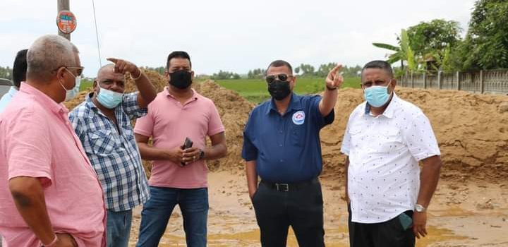 Modified Access Route established to Prevent Road Damage during Fort Ordnance Housing Project