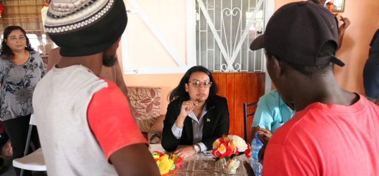 Min. Rodrigues Engages East Canje Residents