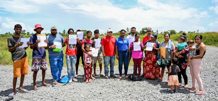 Ten Zeelugt Squatters Allocated House Lots at Stewartville Housing Scheme