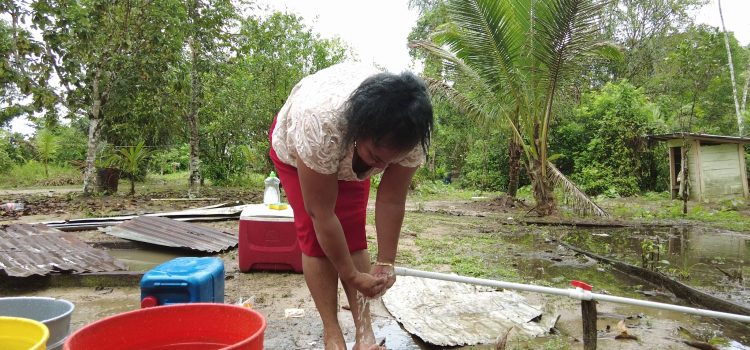 Min. Croal and technical team inspect Water supply system in Reg. 7 communities