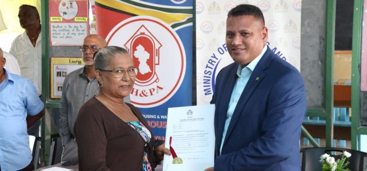 76 Informal Settlers at Region Three Residents Get Land Titles