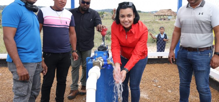 $26.5M Water Supply System commissioned at Taruka Village Reg.8