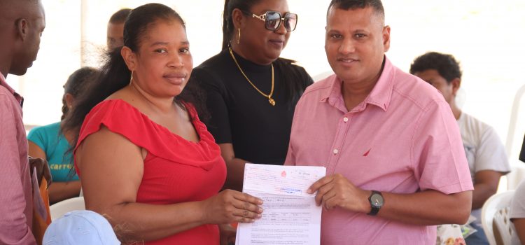 First 150 Allottees of Tract ‘CHPA’, Reg. 9 Receive Agreements of Sale