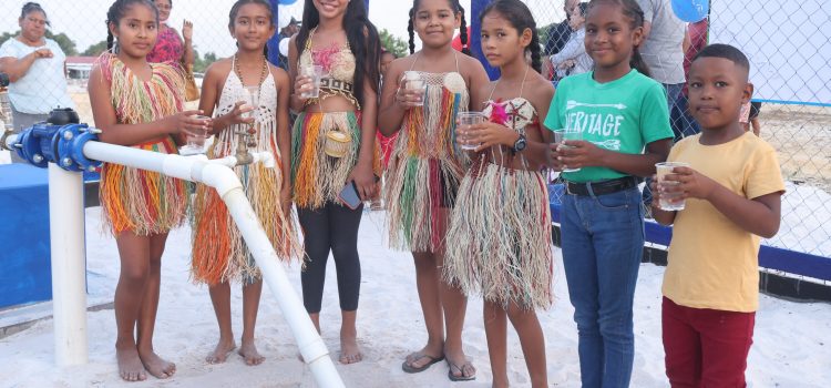 550 Capoey Residents Benefitting from Newly Commissioned Water Supply System