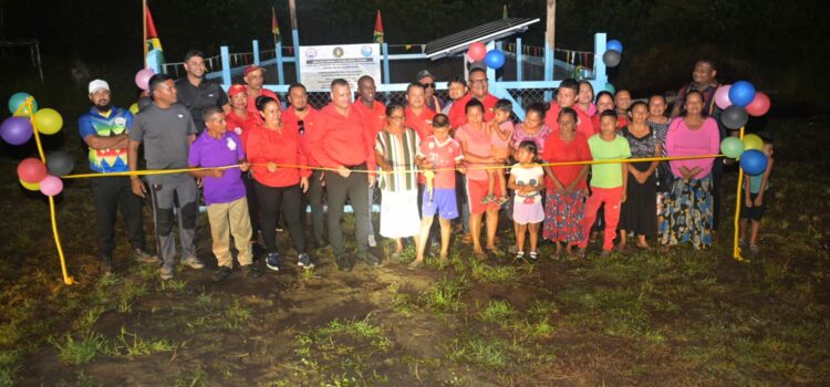 New Well at Aracuru, Reg. 1 Brings First-Time Water Access to 500 Residents